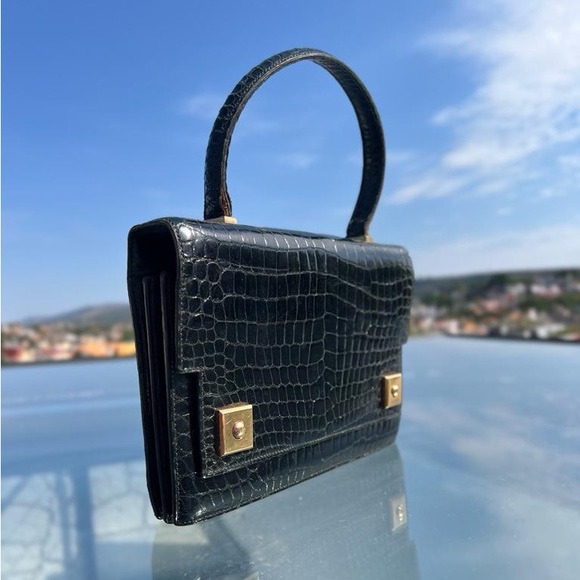 Hermes Piano Crocodile Handbag - Picture 9 of 11